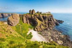 Dunnottar Castle Stonehaven, Aberdeen, Scotland, UK