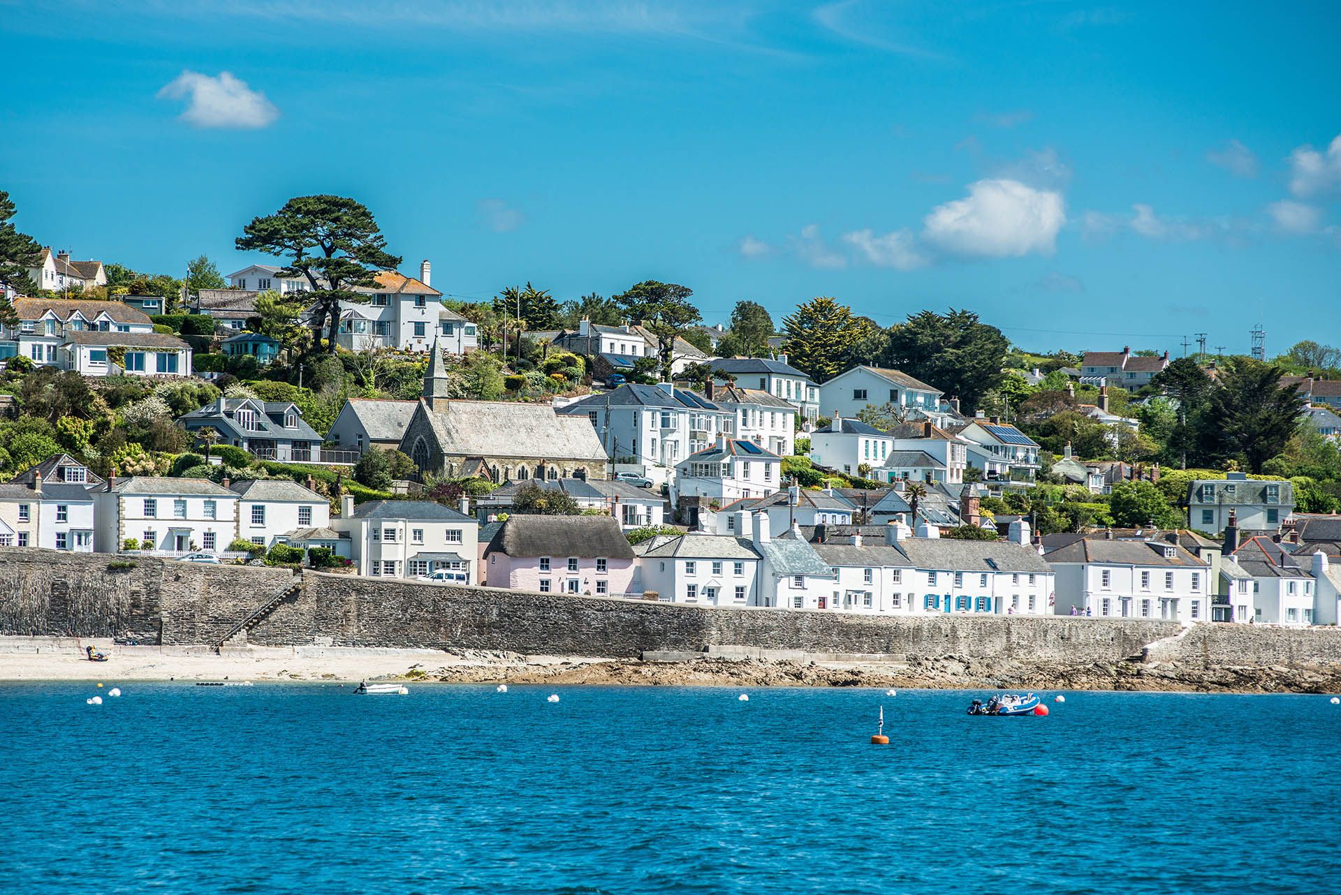 St Mawes on the Roseland Peninsula near Falmouth in Cornwall © Shutterstock