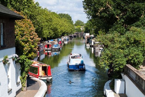 Little Venice canal in London © A and J King/Shutterstock